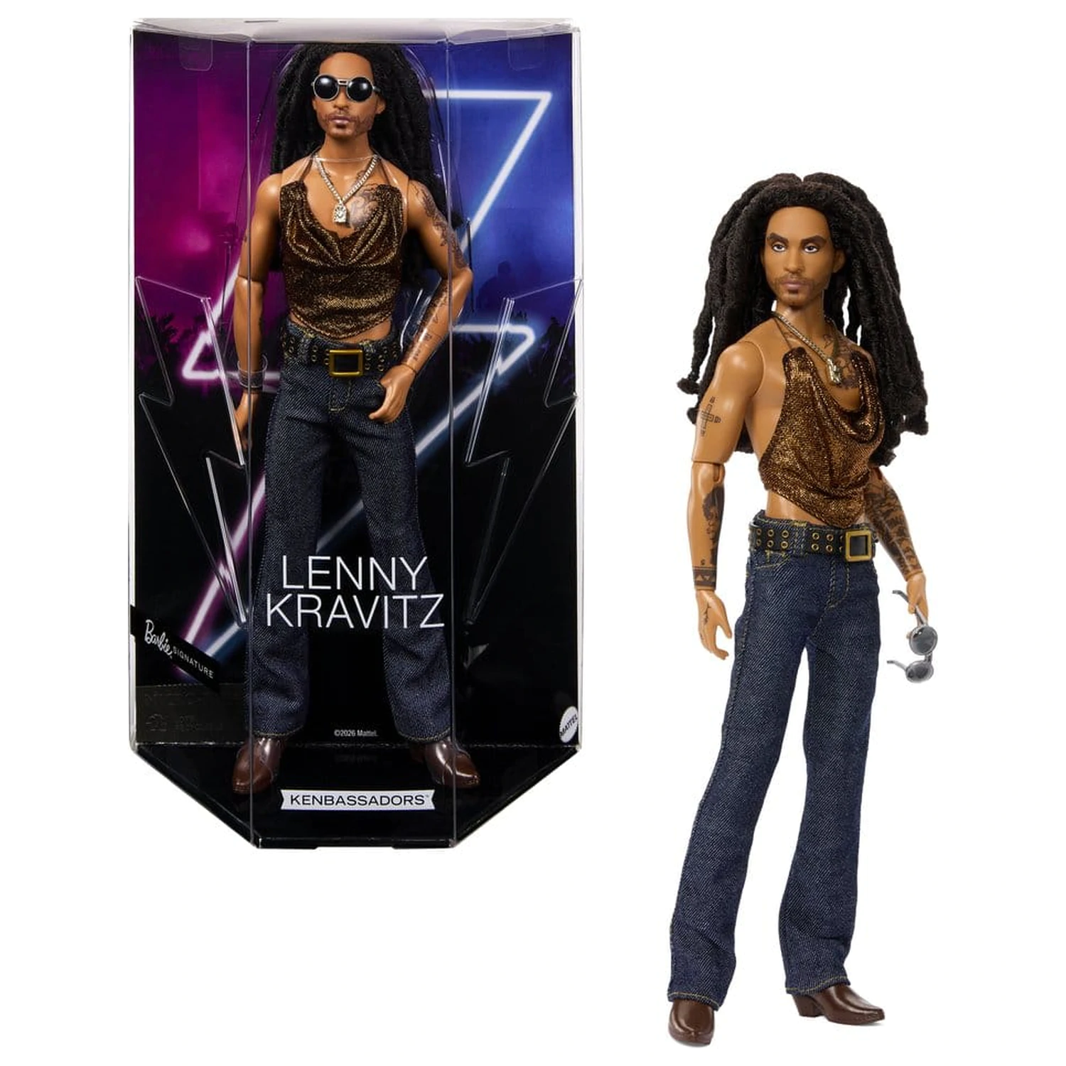 Bábika Barbie Signature Kenbassadors: Lenny Kravitz produktová fotografia
