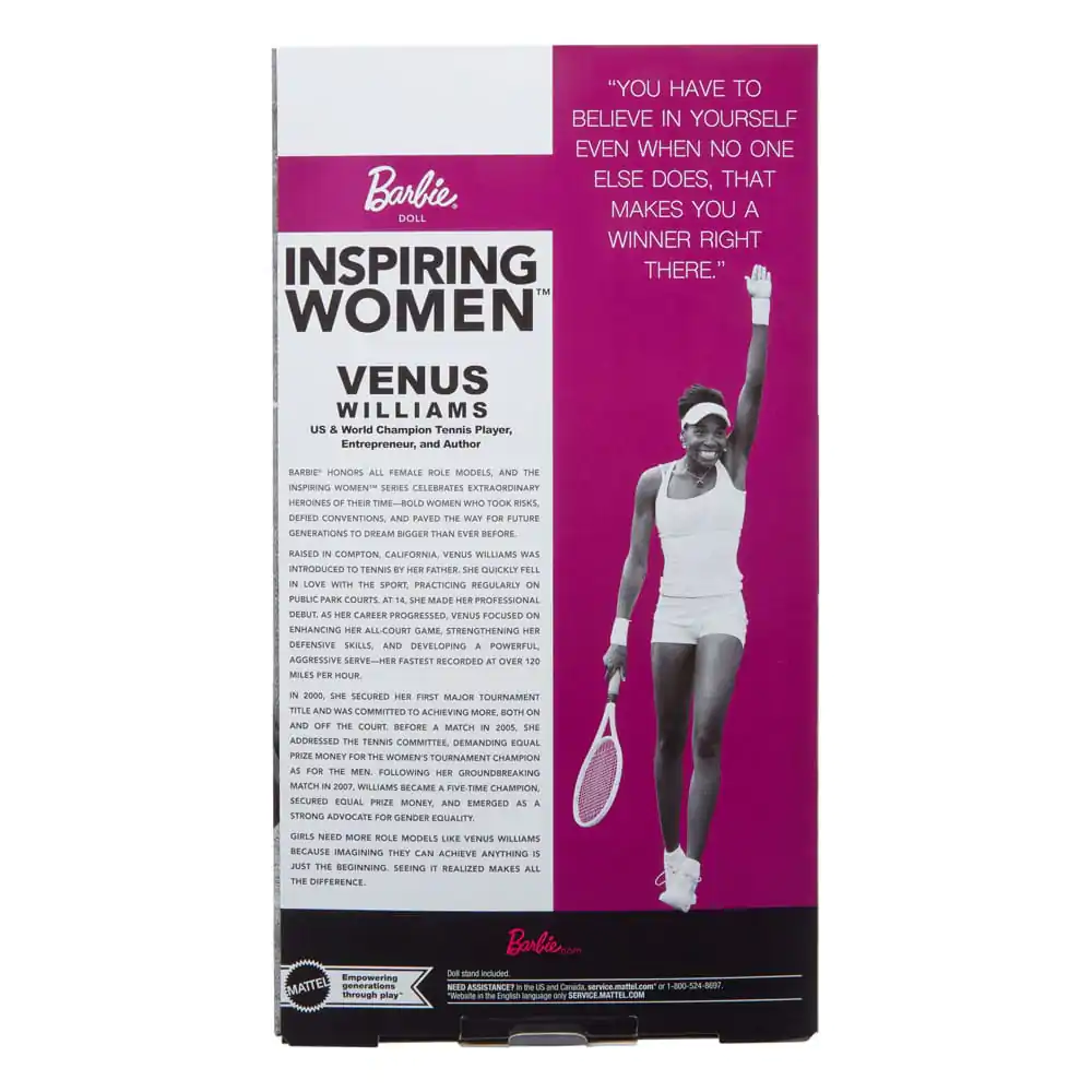 Barbie Signature Inspiring Women Bábika Venus Williams produktová fotografia