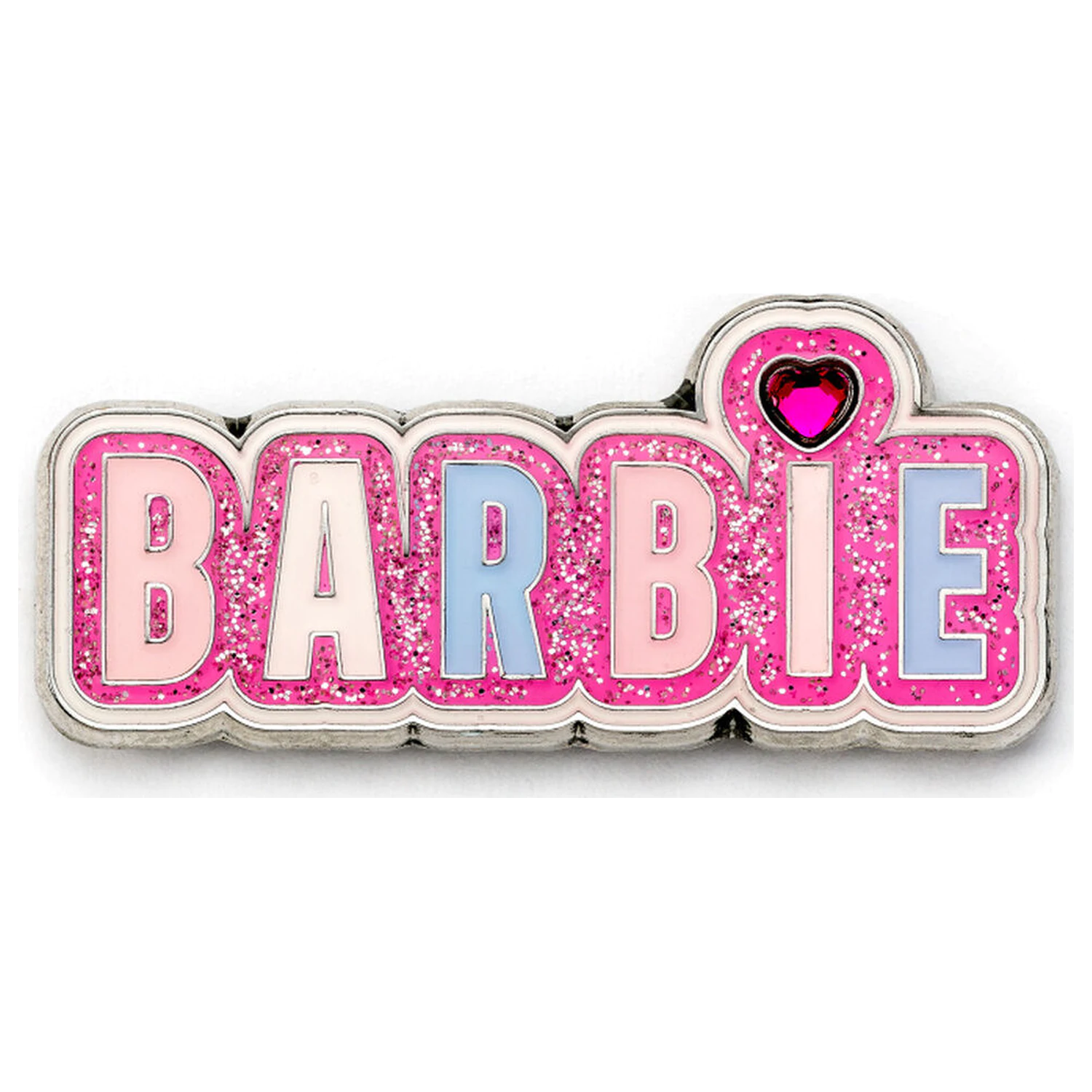 Barbie Sparkly Logo odznak na špendlík produktová fotografia