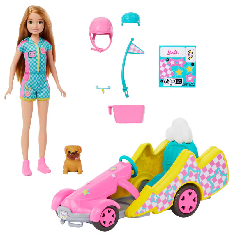 Barbie Stacie to the Rescue bábika + Kart produktová fotografia