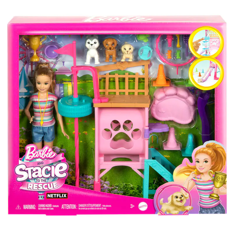 Barbie Stacie to the Rescue Puppu Playground playset + bábika termékfotó