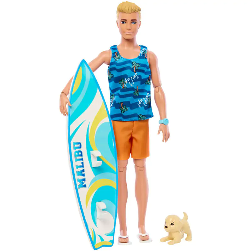 Barbie Surfboard Ken bábika produktová fotografia