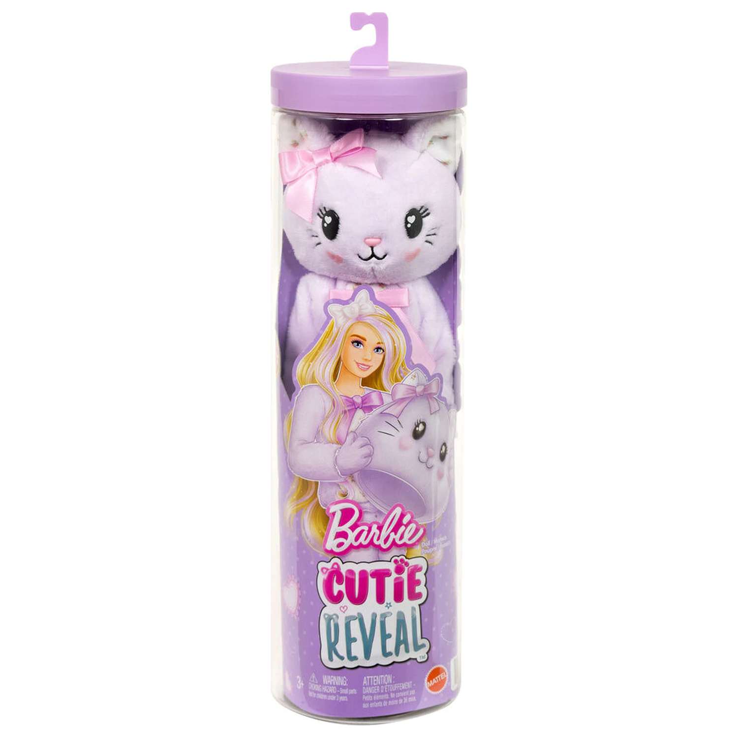 Barbie Sweet Ties Cutie Reveal Bábika Lilac Kitten produktová fotografia