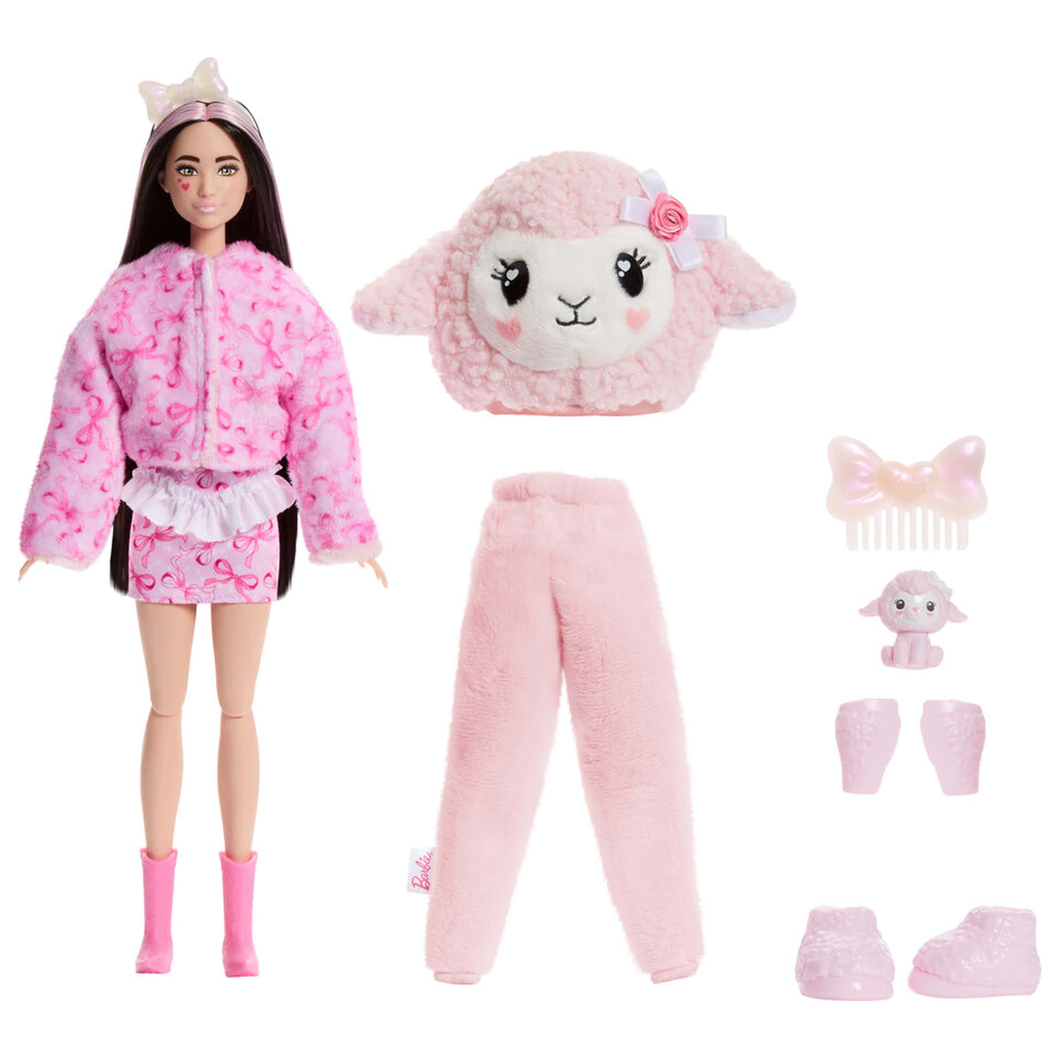 Barbie Sweet Ties Cutie Reveal Pink Sheep bábika produktová fotografia