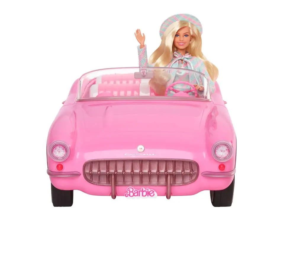 Barbie The Movie Vehicle Pink Corvette Convertible termékfotó