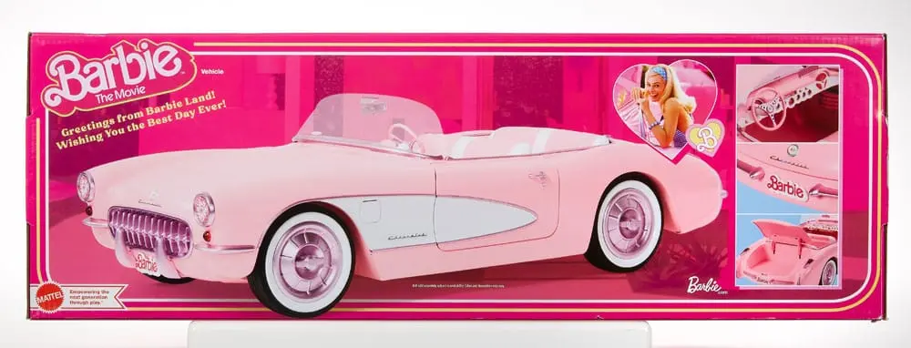 Barbie The Movie Vehicle Pink Corvette Convertible termékfotó