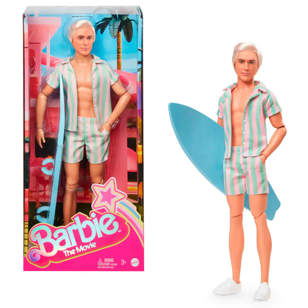 Barbie The Movie Surfer Ken bábika produktová fotografia