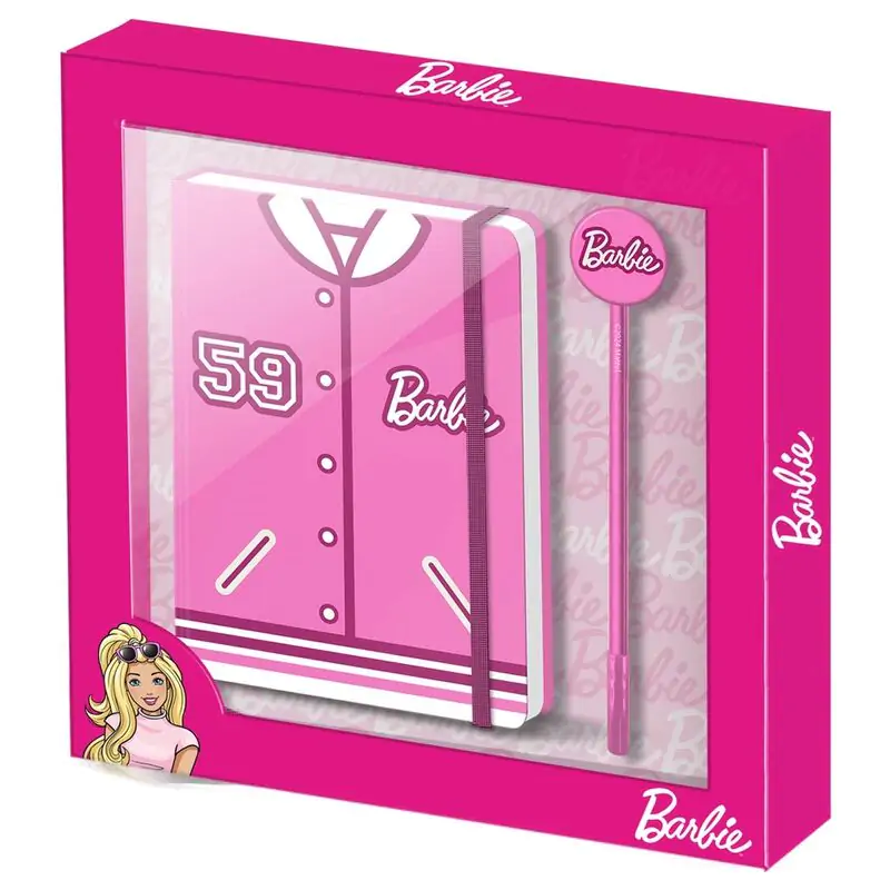 Barbie Varsity diár + toll készlet termékfotó