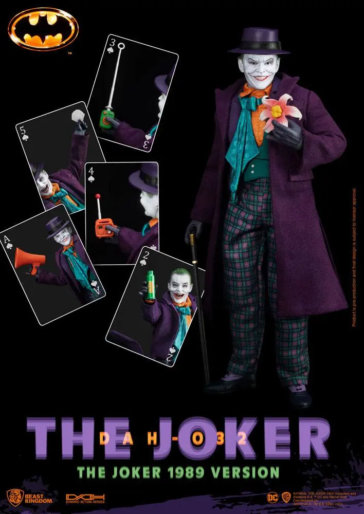 Batman 1989 Dynamic 8ction Heroes Akčná figúrka 1/9 Joker 21 cm termékfotó