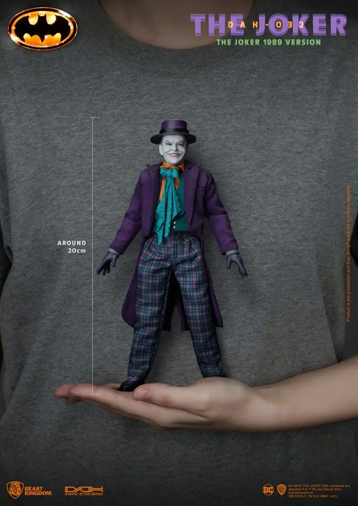 Batman 1989 Dynamic 8ction Heroes Akčná figúrka 1/9 Joker 21 cm termékfotó