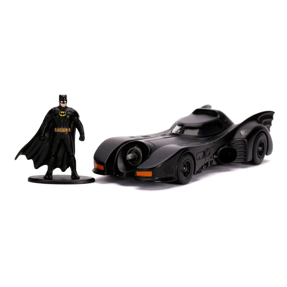 Batman 1989 Hollywood Rides Diecast Model 1/32 1989 Batmobile s figúrkou produktová fotografia