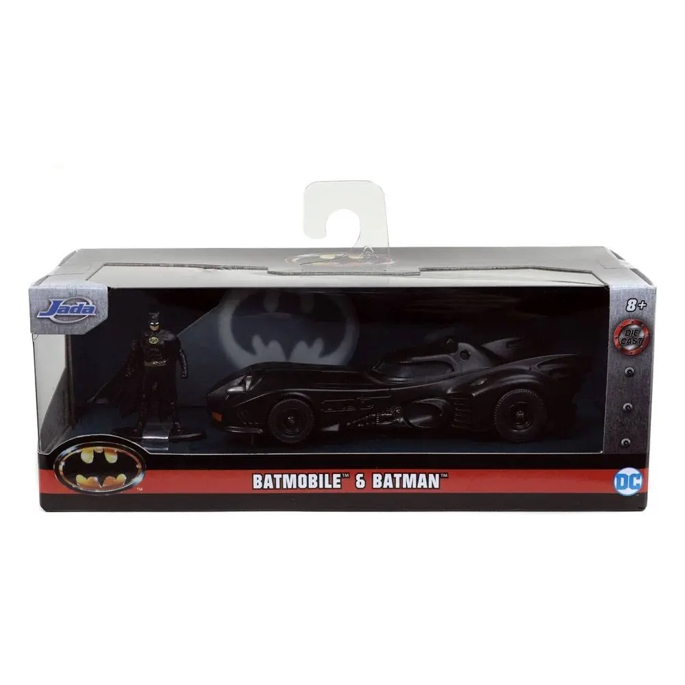 Batman 1989 Hollywood Rides Diecast Model 1/32 1989 Batmobile s figúrkou produktová fotografia