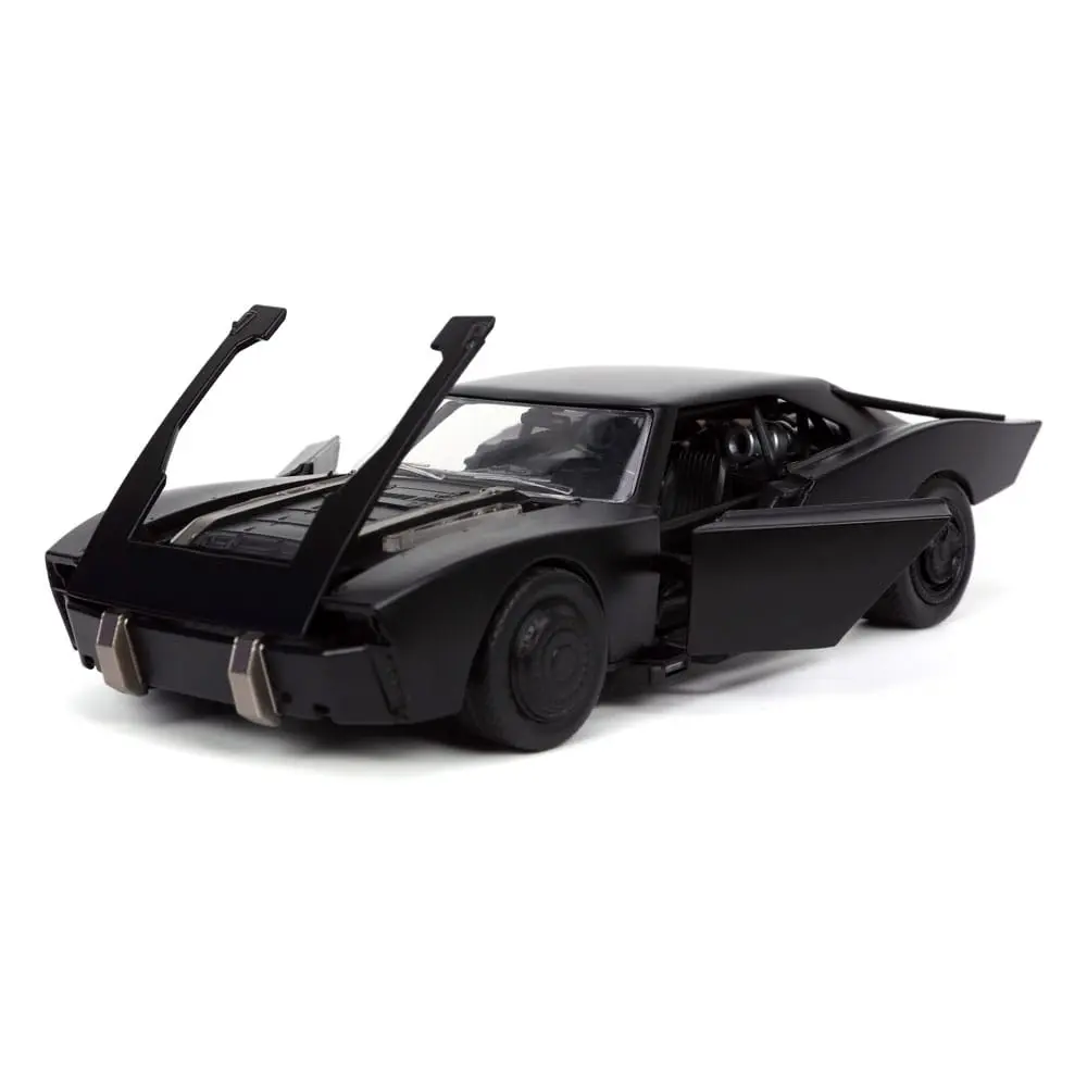 Batman 2022 Hollywood Rides Diecast Model 1/24 2022 Batmobile s figúrkou produktová fotografia