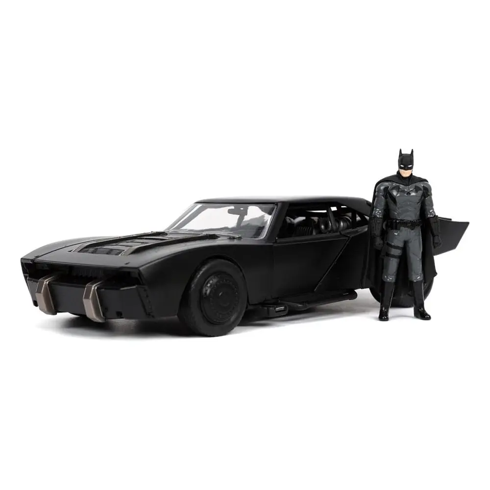 Batman 2022 Hollywood Rides Diecast Model 1/24 2022 Batmobile s figúrkou produktová fotografia