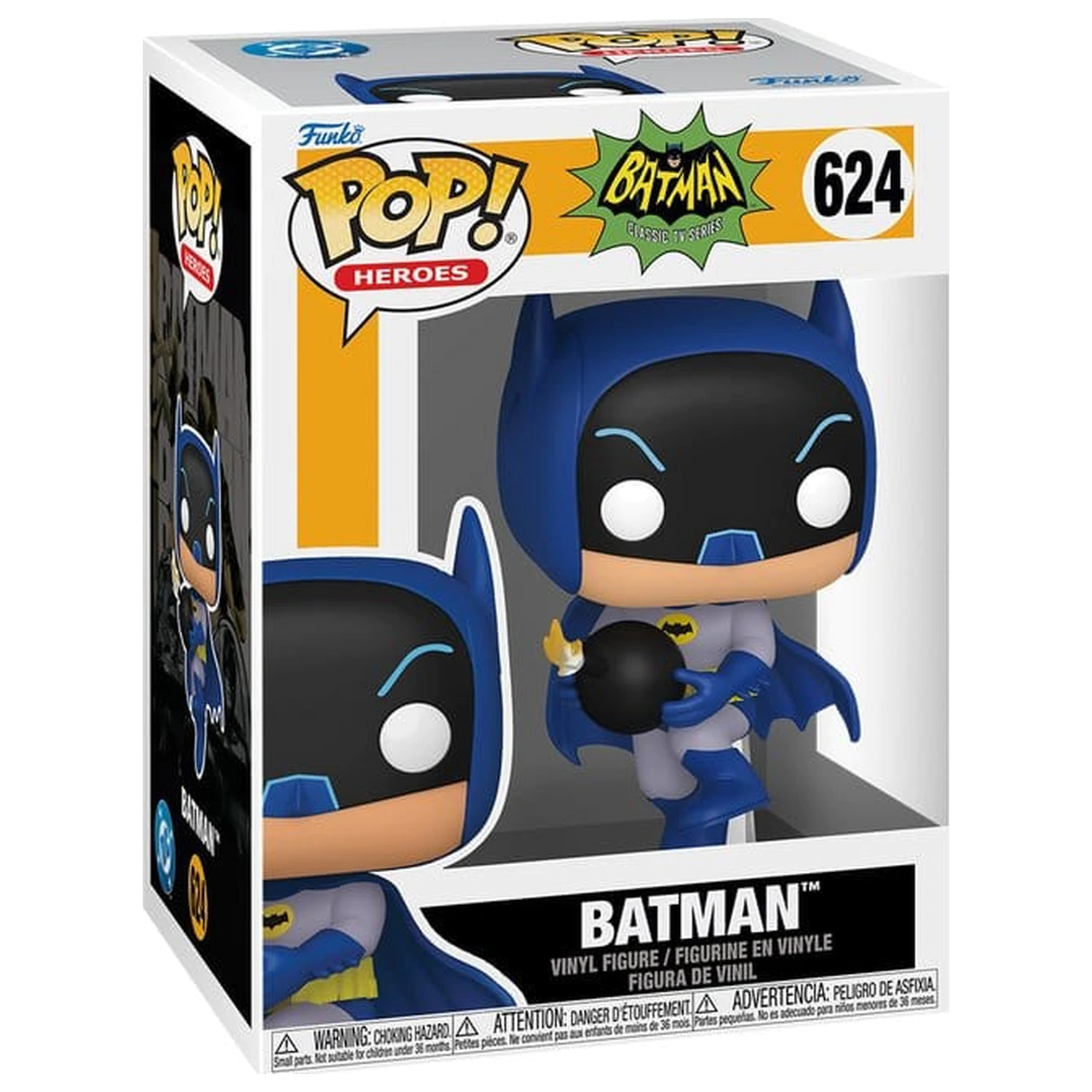 Batman 66 Funko POP! Heroes Vinylová figúrka Batman with Bomb 9 cm produktová fotografia