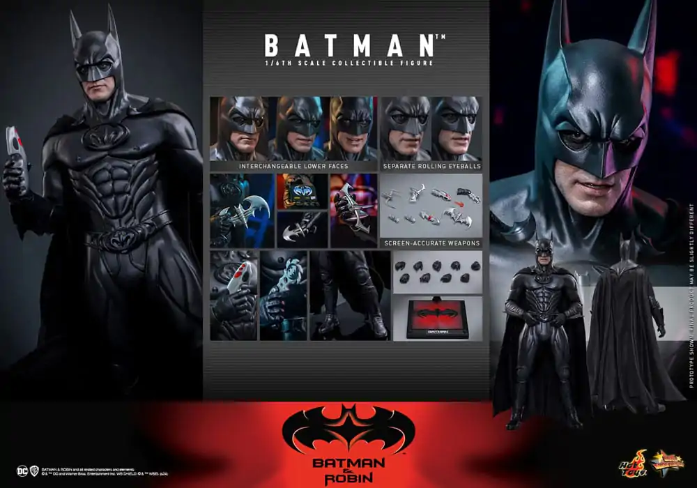 Batman & Robin Movie Masterpiece Akčná figúrka 1/6 Batman 30 cm produktová fotografia