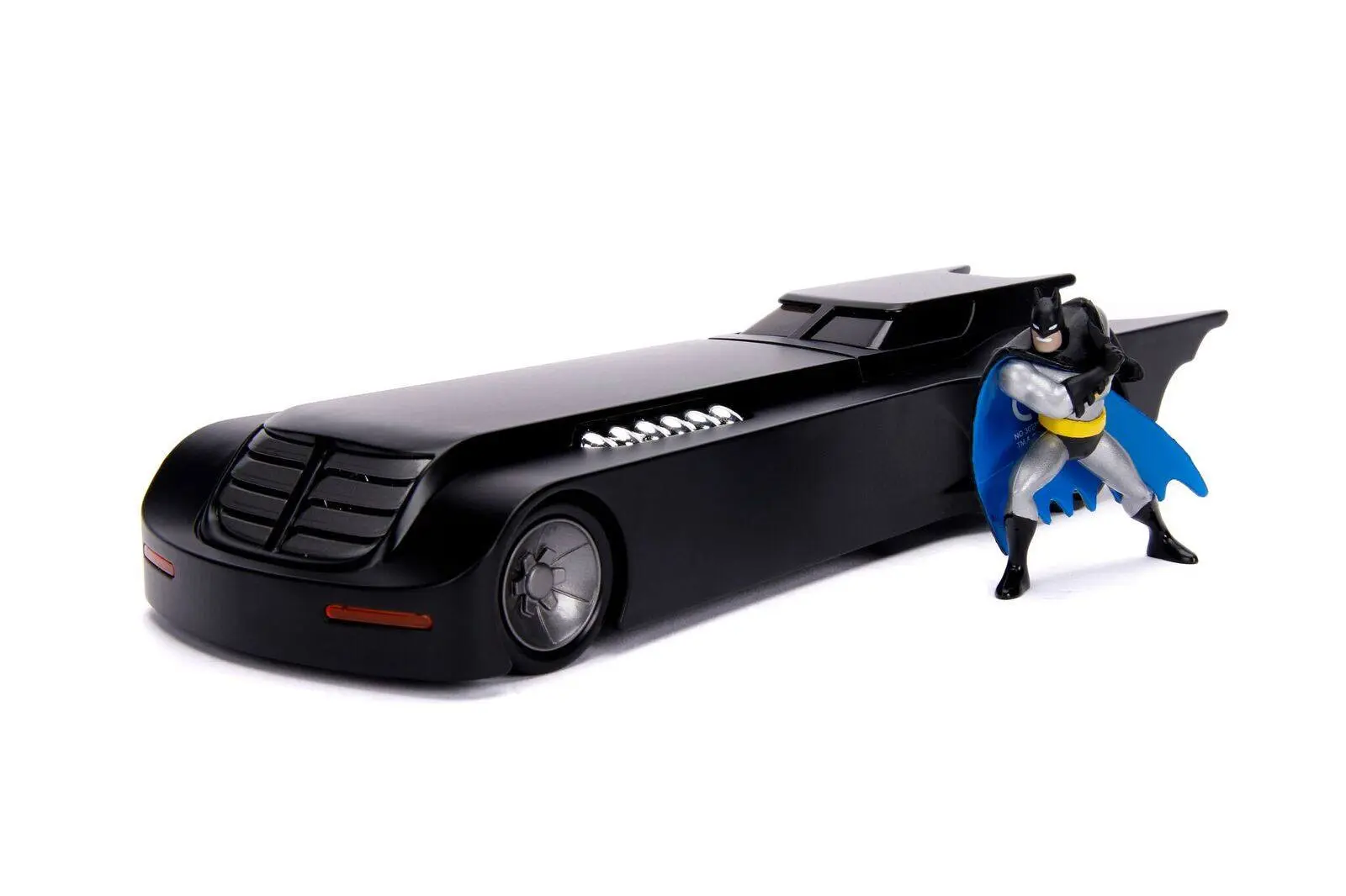 Batman Animated Series Metals Kovový odlievaný model 1/24 Batmobile s figúrkou produktová fotografia
