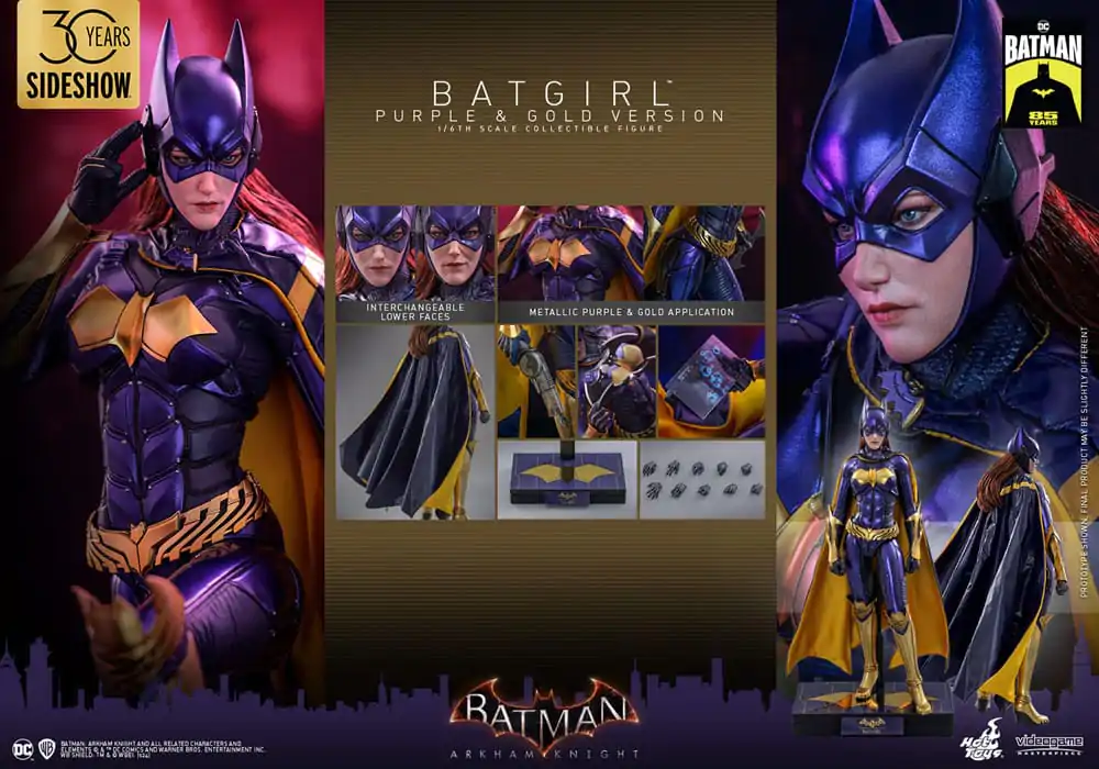 Batman Arkham Knight Videogame Masterpiece Akčná figúrka 1/6 Batgirl (Purple and Gold Version) Exclusive 30 cm produktová fotografia