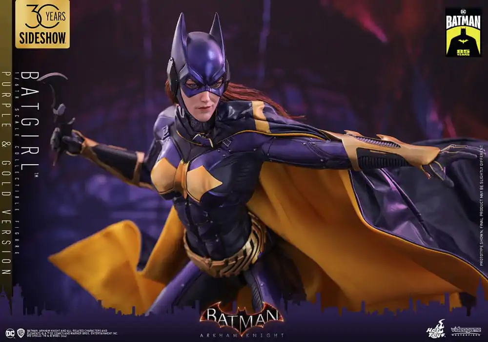 Batman Arkham Knight Videogame Masterpiece Akčná figúrka 1/6 Batgirl (Purple and Gold Version) Exclusive 30 cm produktová fotografia