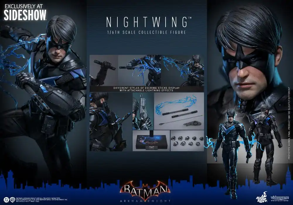 Batman Arkham Knight Videogame Masterpiece Akčná figúrka 1/6 Nightwing 30 cm produktová fotografia