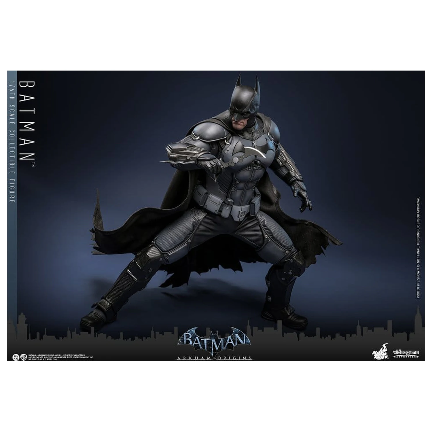 Batman Arkham Origins Videogame Masterpiece Akčná figúrka 1/6 Batman 33 cm produktová fotografia