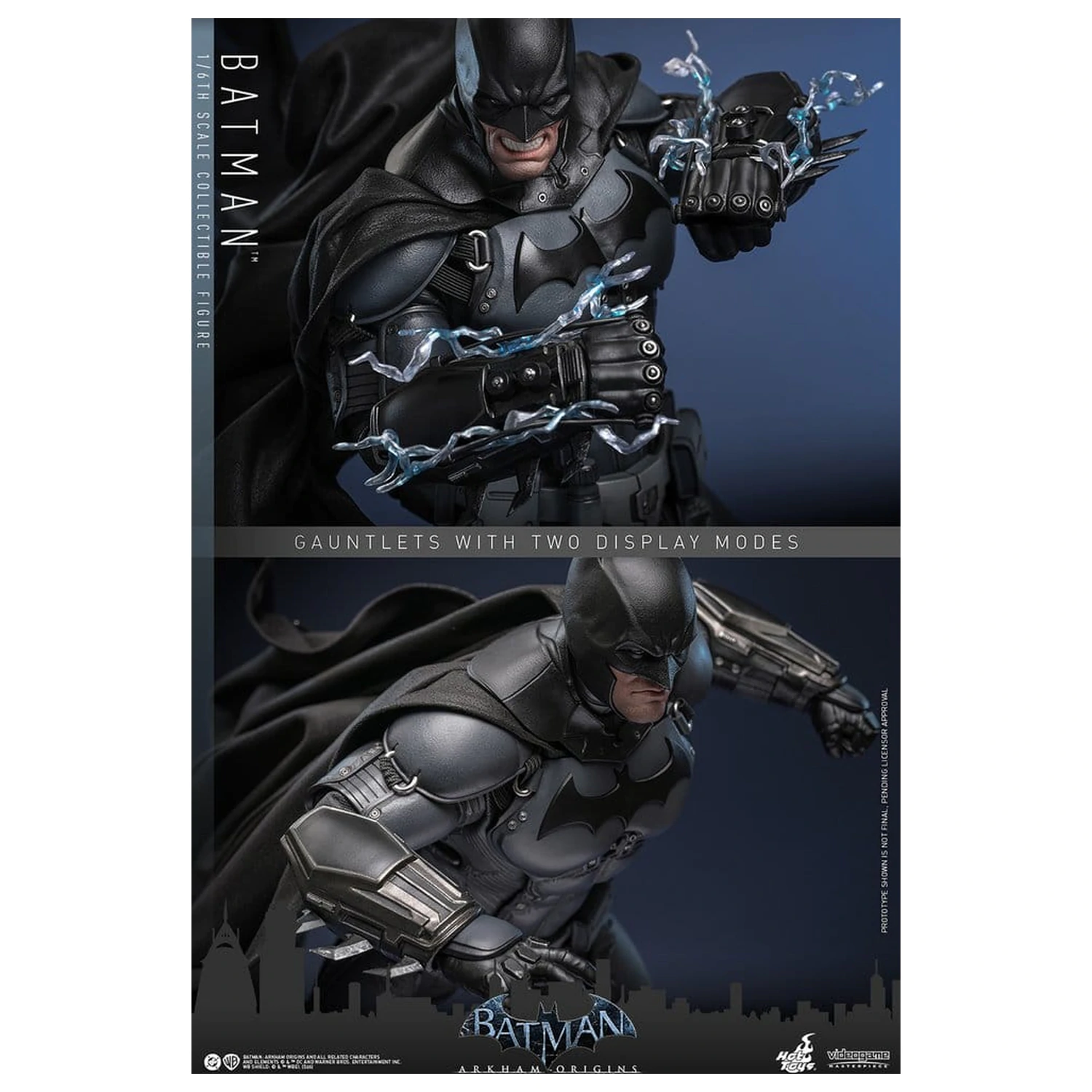 Batman Arkham Origins Videogame Masterpiece Akčná figúrka 1/6 Batman 33 cm produktová fotografia