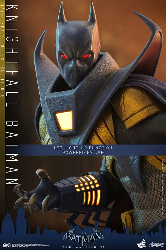 Batman: Arkham Origins Videohrová Majstrovská akčná figúrka 1/6 Knightfall Batman 32 cm produktová fotografia