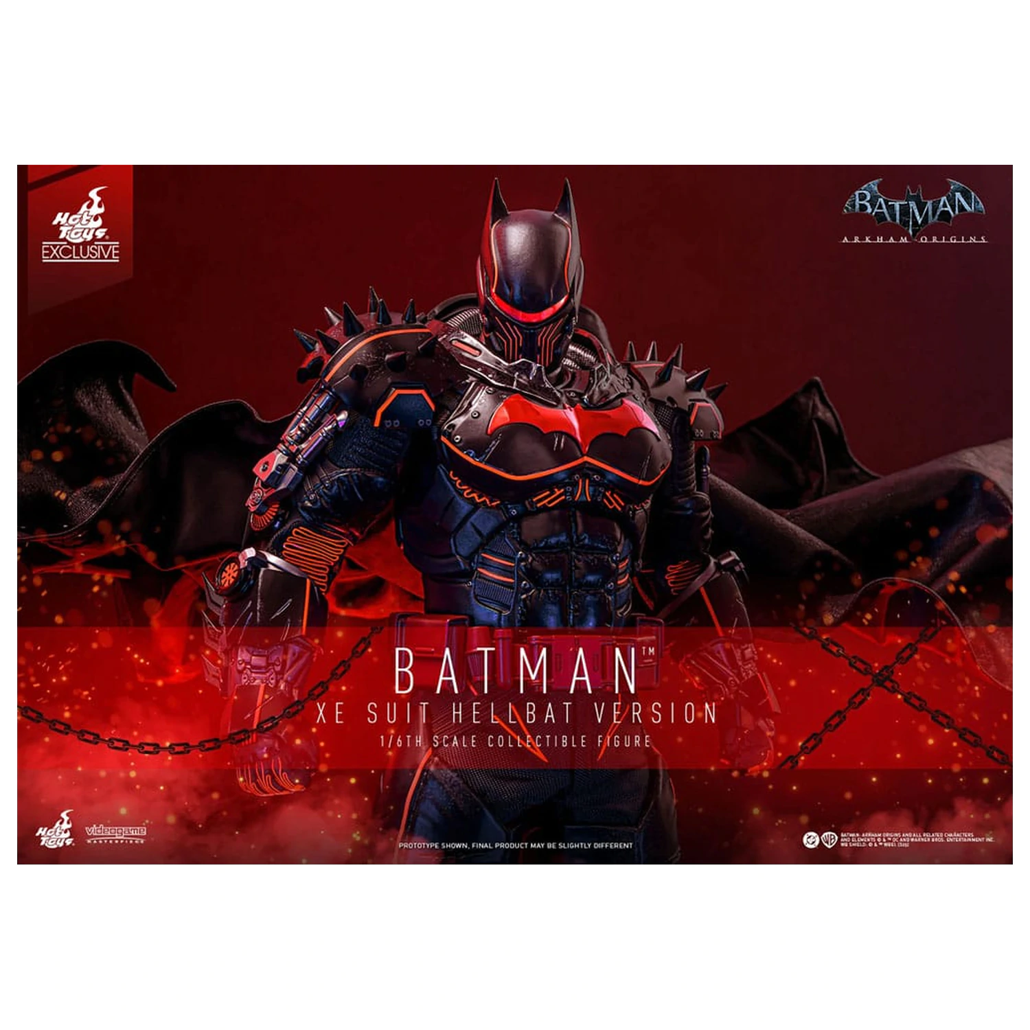 Batman Arkham Origins Videogame Masterpiece Akčná figúrka 1/6 XE Suit Hellbat Version 33 cm produktová fotografia