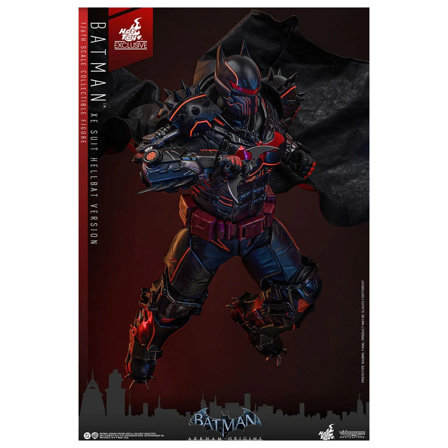 Batman Arkham Origins Videogame Masterpiece Akčná figúrka 1/6 XE Suit Hellbat Version 33 cm produktová fotografia