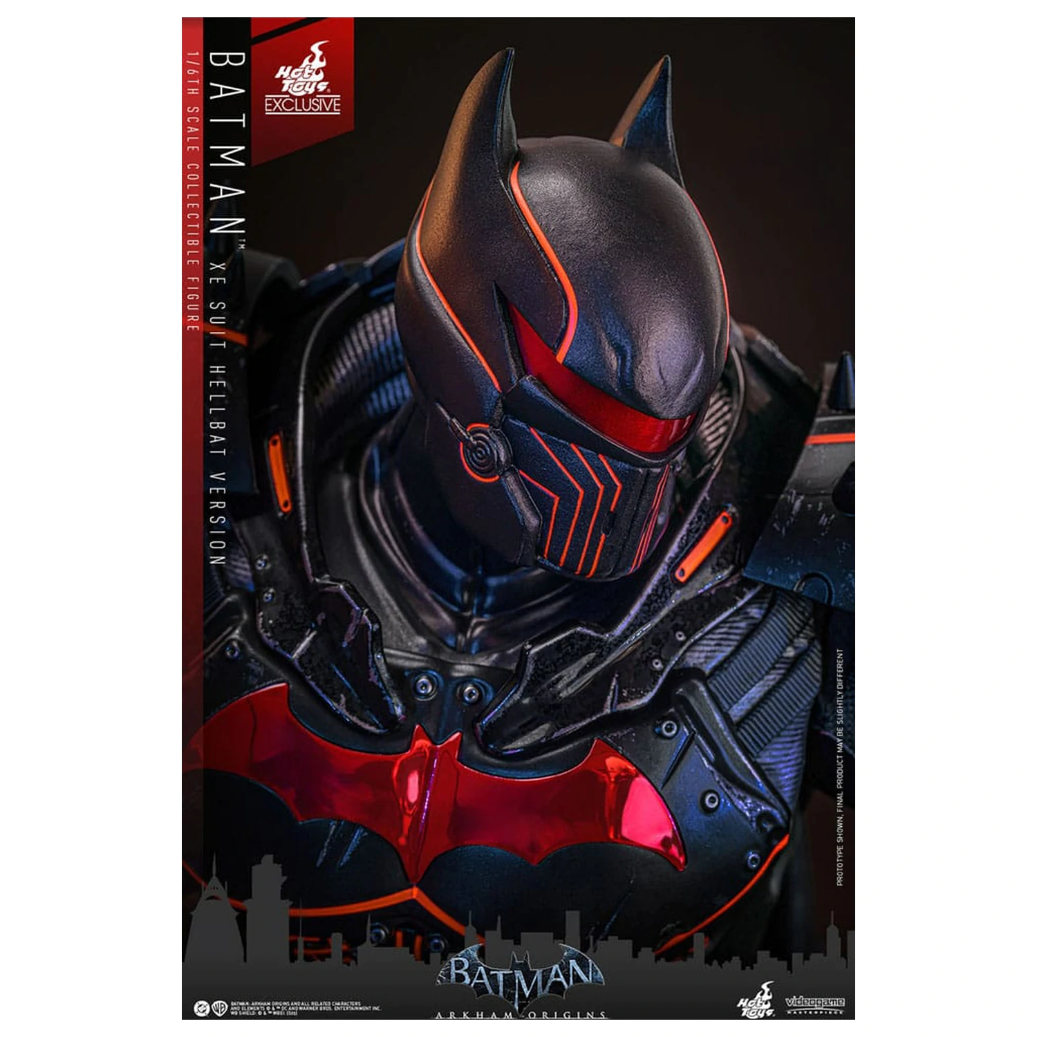 Batman Arkham Origins Videogame Masterpiece Akčná figúrka 1/6 XE Suit Hellbat Version 33 cm produktová fotografia