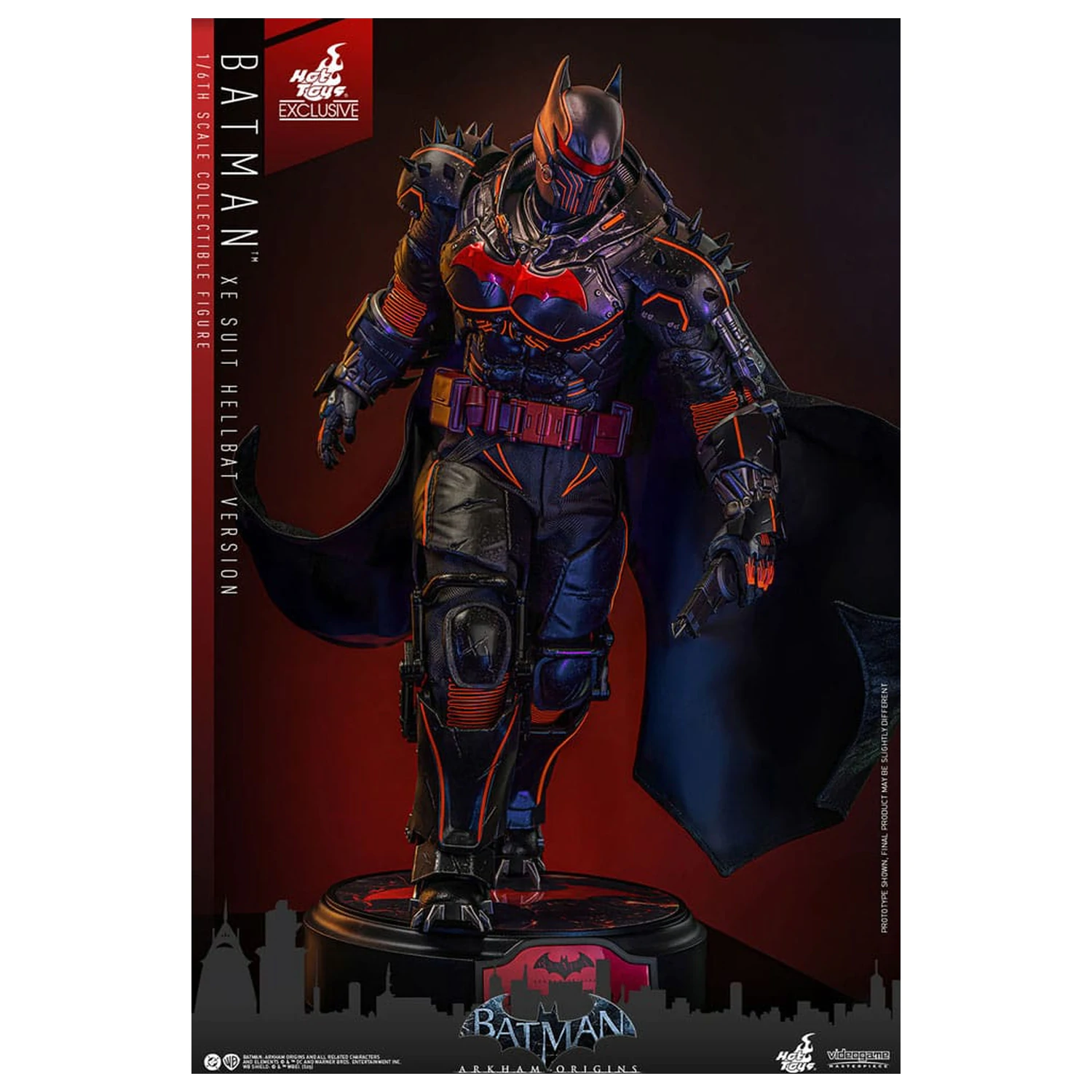 Batman Arkham Origins Videogame Masterpiece Akčná figúrka 1/6 XE Suit Hellbat Version 33 cm produktová fotografia