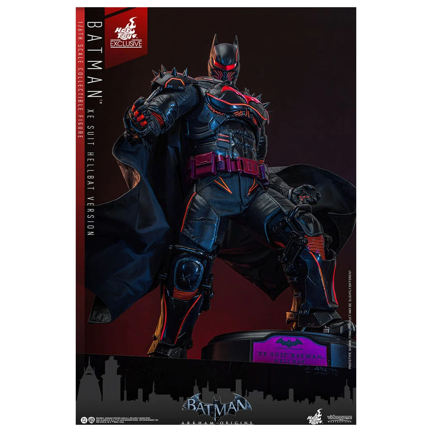 Batman Arkham Origins Videogame Masterpiece Akčná figúrka 1/6 XE Suit Hellbat Version 33 cm produktová fotografia