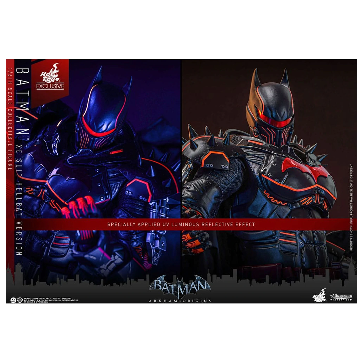 Batman Arkham Origins Videogame Masterpiece Akčná figúrka 1/6 XE Suit Hellbat Version 33 cm produktová fotografia