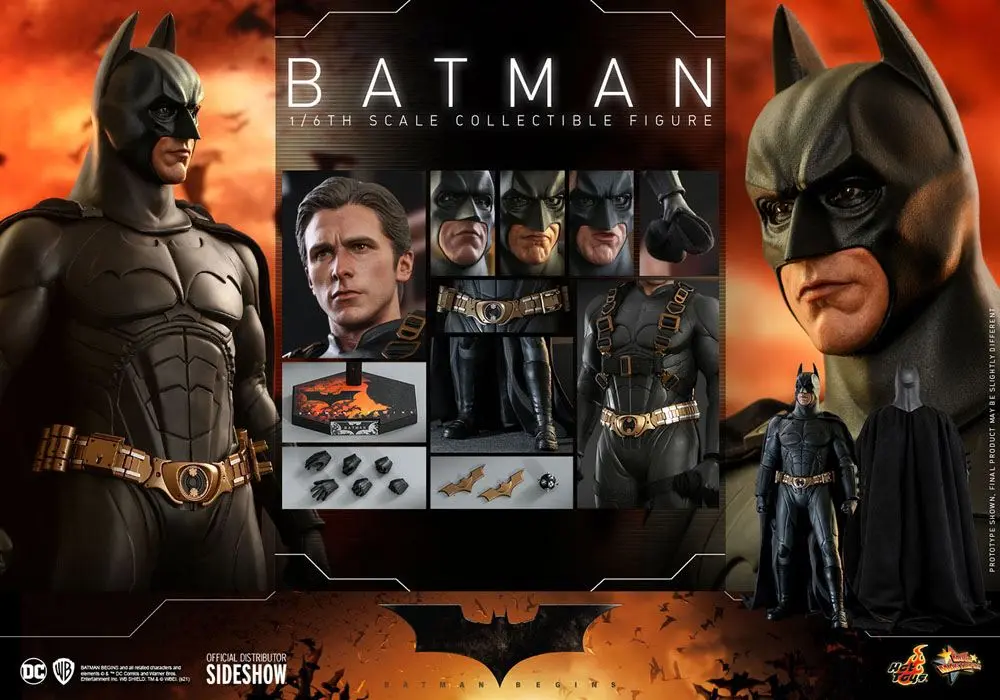 Batman Begins Movie Masterpiece Akčná figúrka 1/6 Batman Hot Toys Exclusive 32 cm produktová fotografia