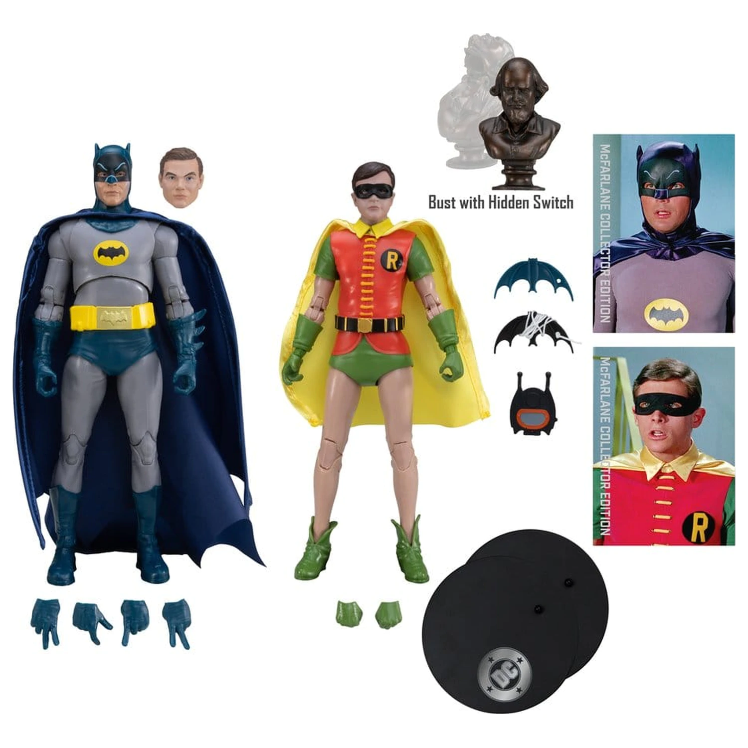 Batman Classic TV Series DC Multiverse McFarlane Collector Edition akčná figúrka 2-balenie Batman a Robin 18 cm produktová fotografia