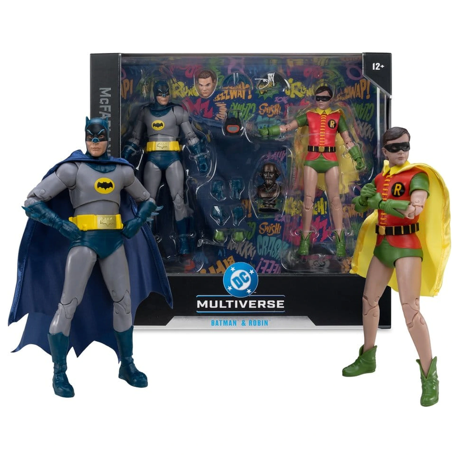 Batman Classic TV Series DC Multiverse McFarlane Collector Edition akčná figúrka 2-balenie Batman a Robin 18 cm produktová fotografia