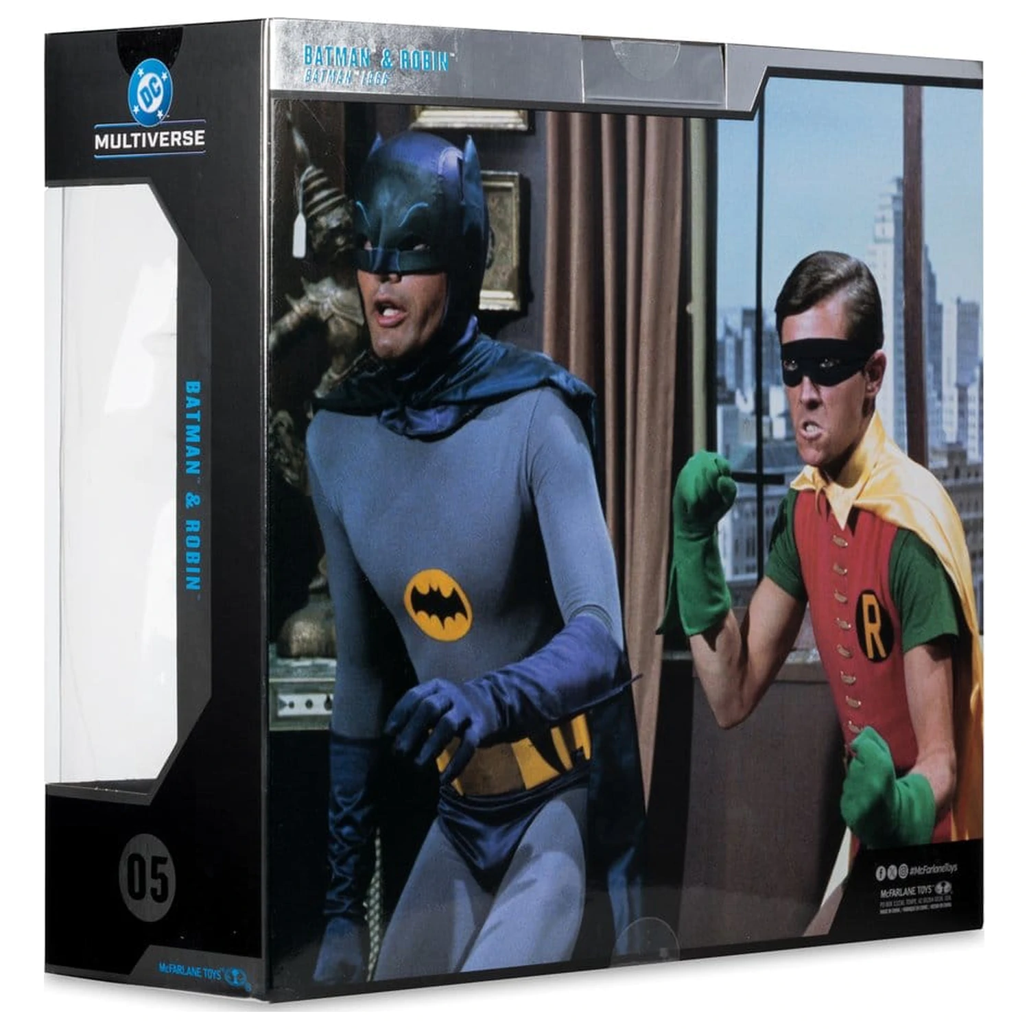 Batman Classic TV Series DC Multiverse McFarlane Collector Edition akčná figúrka 2-balenie Batman a Robin 18 cm produktová fotografia