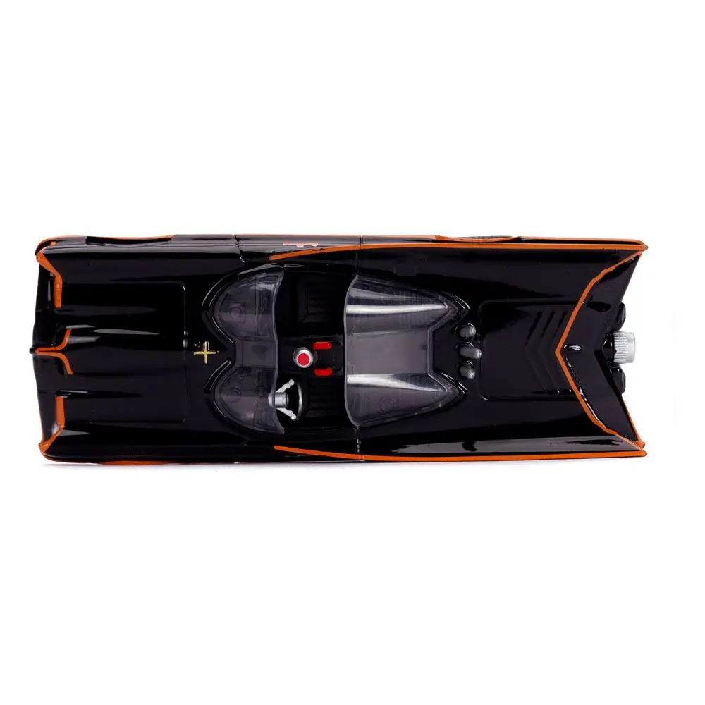 Batman Classic TV Series Diecast Model 1/32 1966 Classic Batmobile s figúrkou produktová fotografia