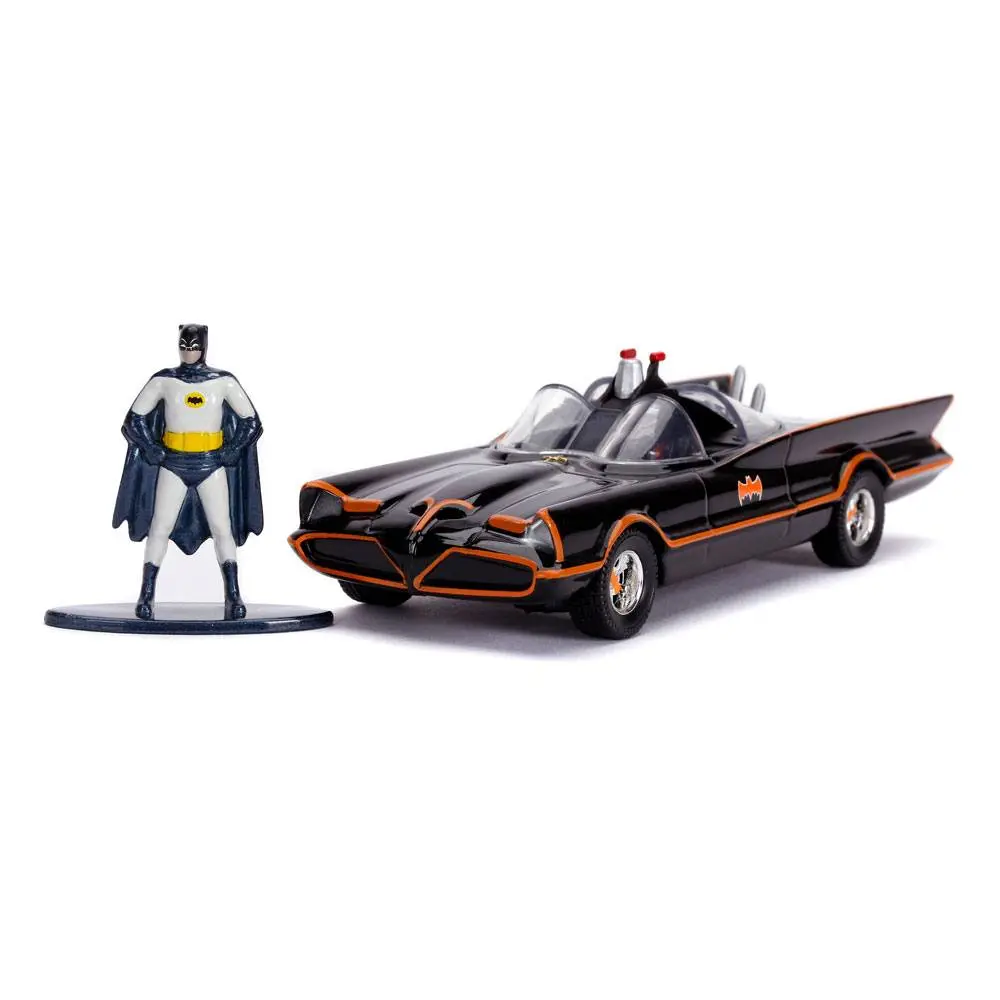 Batman Classic TV Series Diecast Model 1/32 1966 Classic Batmobile s figúrkou produktová fotografia