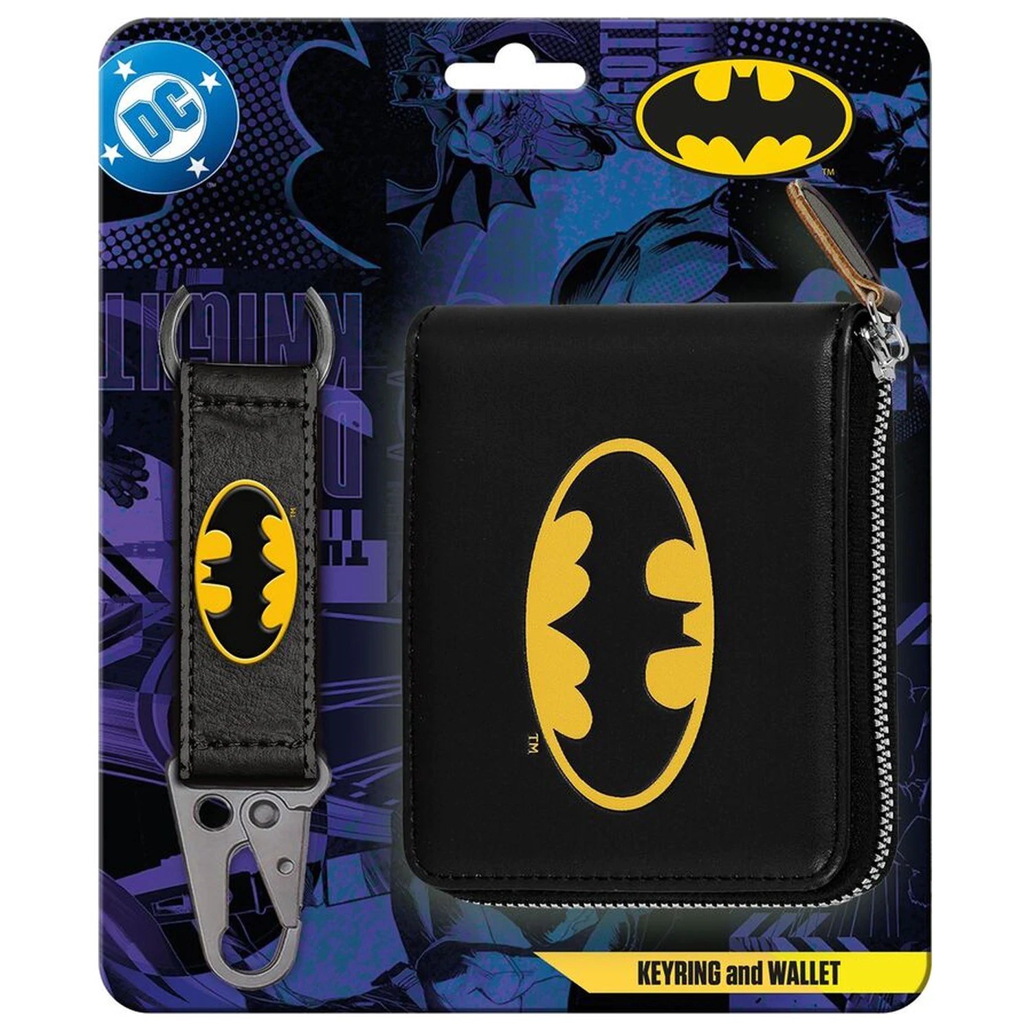 Batman DC Comics kľúčenka + súprava peňaženky produktová fotografia
