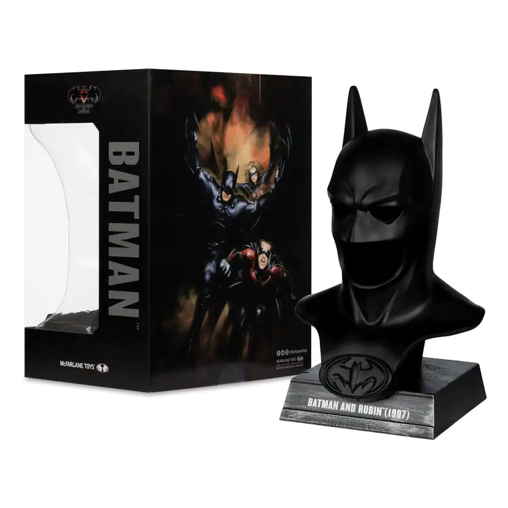 Batman DC Direct Mini Replika 1/3 Batman Cowl (Batman & Robin) 19 cm produktová fotografia