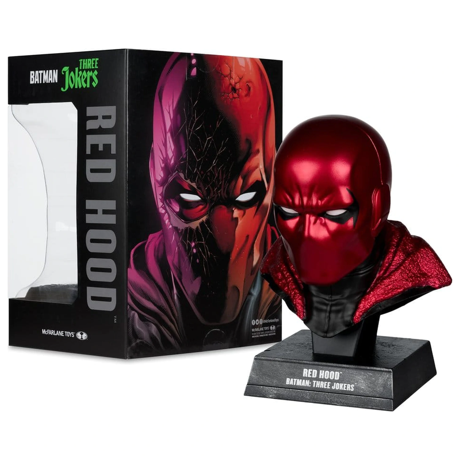 Batman DC Direct mini-replika 1/3 Red Hood maska (Batman: Three Jokers) 18 cm produktová fotografia