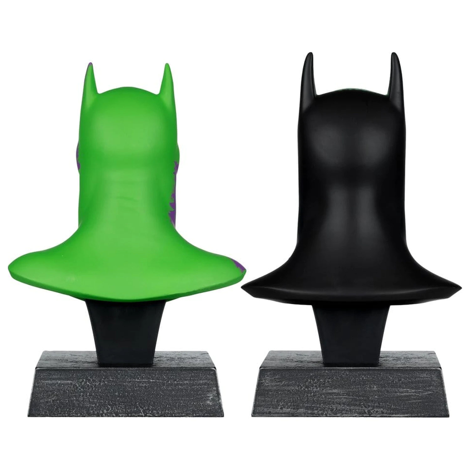 Batman DC Direct Mini Replika 1/3 dvojbalenie Batman Cowls Hush & Knightfall (Jokerized) (Gold Label) 18 cm produktová fotografia
