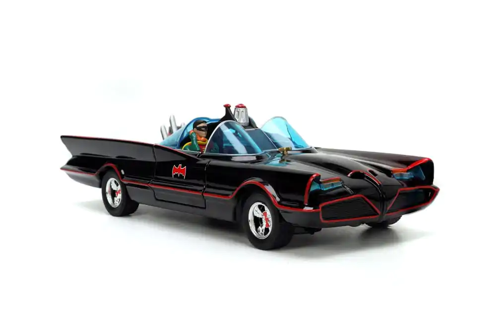 Batman Diecast Model 1/24 Balenie 5 Classic TV Series Batman, Robin, Joker, Penguin & Batmobile produktová fotografia