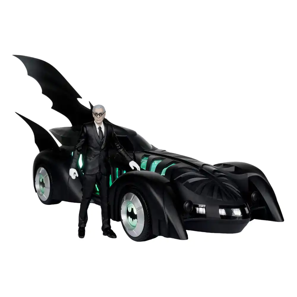 Batman Forever DC Multiverse Akčná figúrka s vozidlom Alfred Pennyworth & Batmobile (Gold Label) 79 cm produktová fotografia