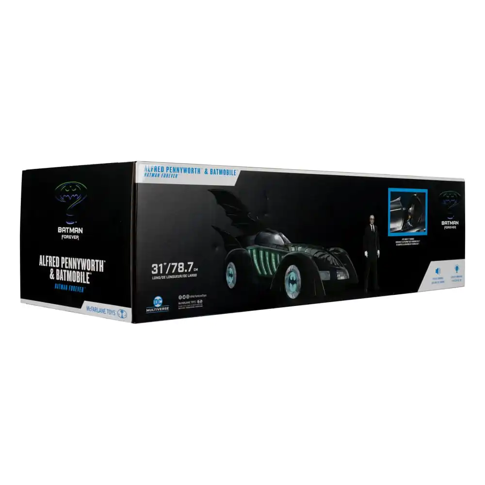 Batman Forever DC Multiverse Akčná figúrka s vozidlom Alfred Pennyworth & Batmobile (Gold Label) 79 cm produktová fotografia