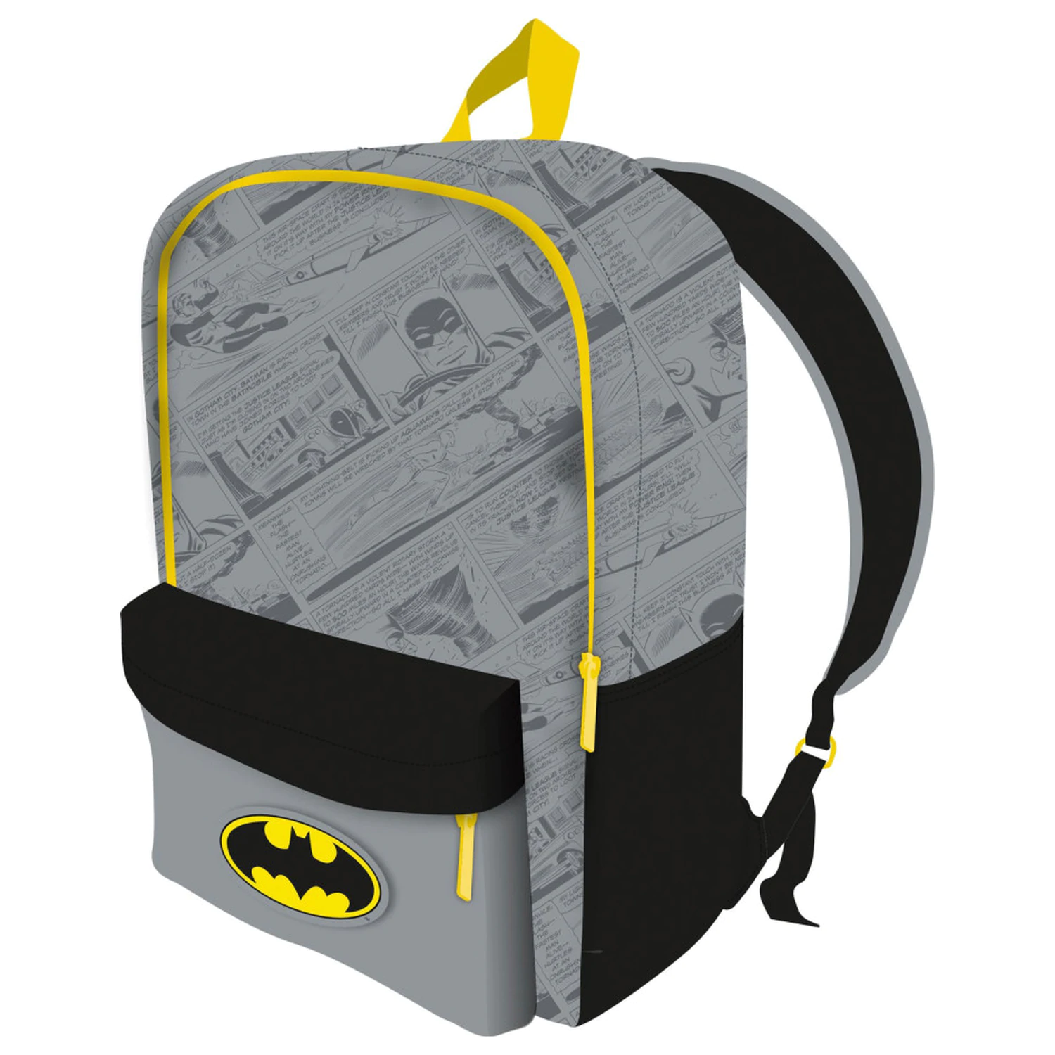 Batman Sivá školská taška, 41 cm produktová fotografia
