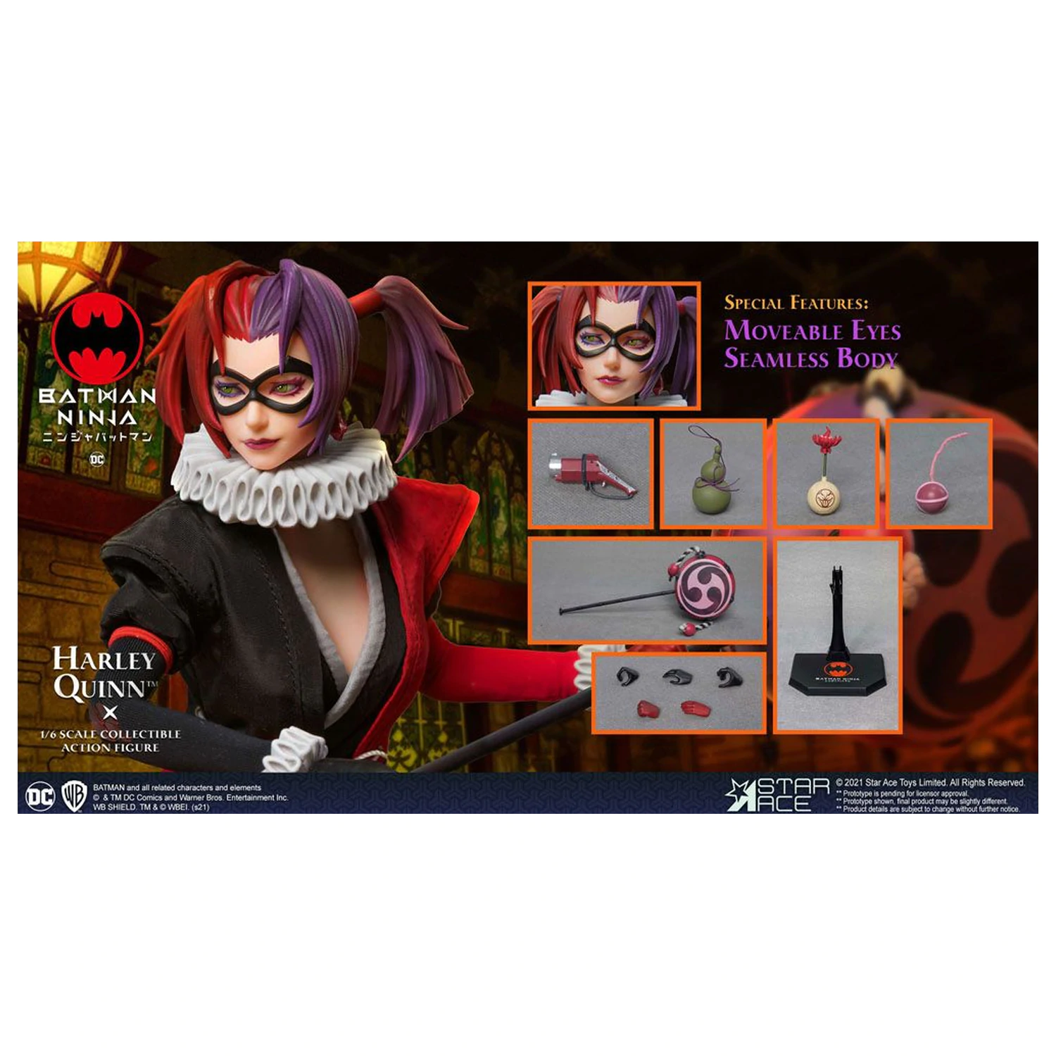 Batman Ninja My Favourite Movie Akčná figúrka 1/6 Harley Quinn Normal Ver. 30 cm produktová fotografia