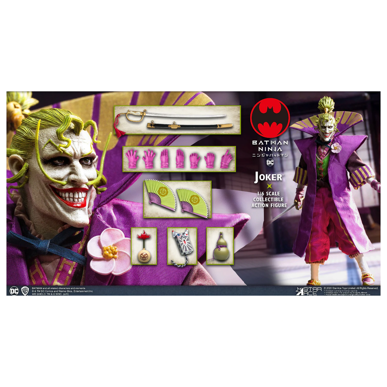 Batman Ninja My Favourite Movie Akčná figúrka 1/6 Joker 30 cm produktová fotografia