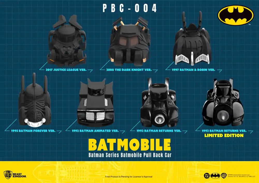Batman naťahovacie autíčka Blind Box, 6 balení produktová fotografia